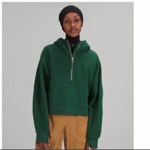 lululemon athletica Green Half-Zip Hoodie